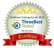 ThreeBest Rated meilleur couvreur Blainville 2026.