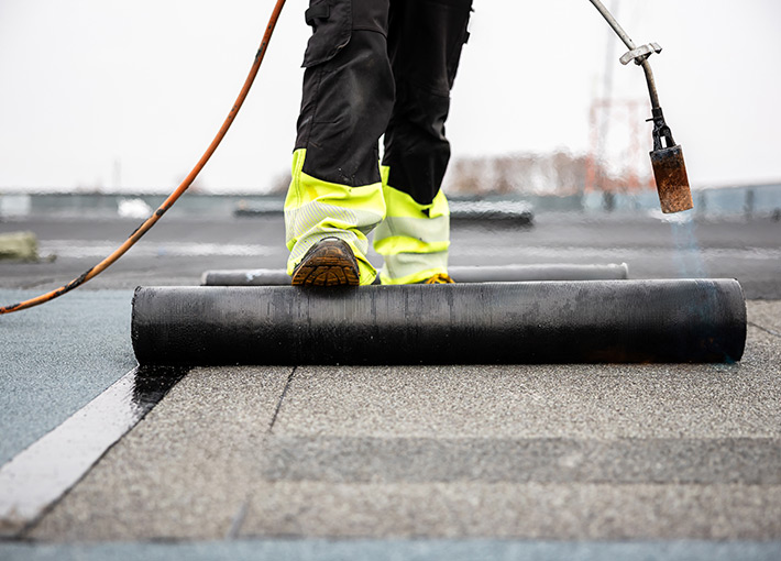 Toit plat élastomère Blainville Rive-Nord.